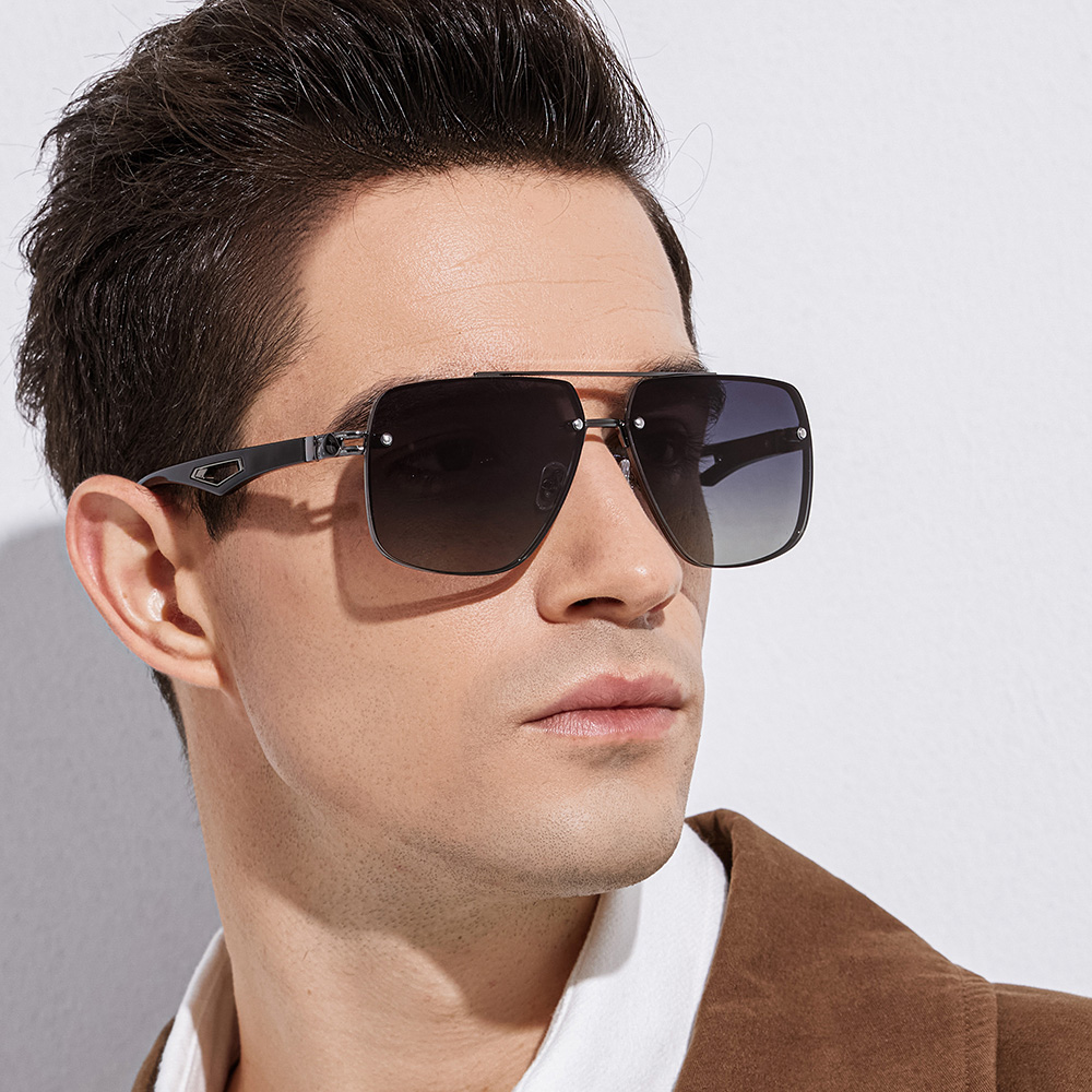 PS2103 Men's Metal Frame Aviator Style Design Sunglasses