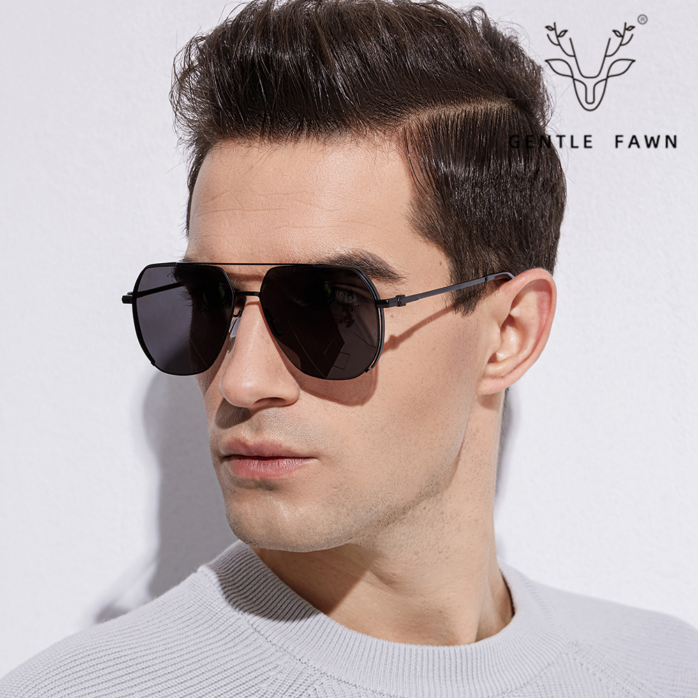 PS2117 Classic Double-Beam Design Men's Sunglasses