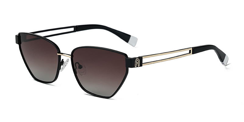 PS33204 Metal Cat-Eye Style Fashion Polarized Sunglasses