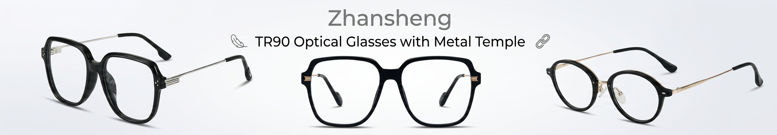 TR90 Optical Glasses with Metal Temple TR90 Optical Glasses with Metal Temple