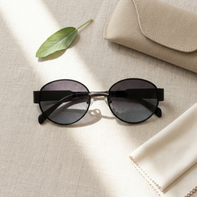 Sunlight on Tinted Sunglasses Lens